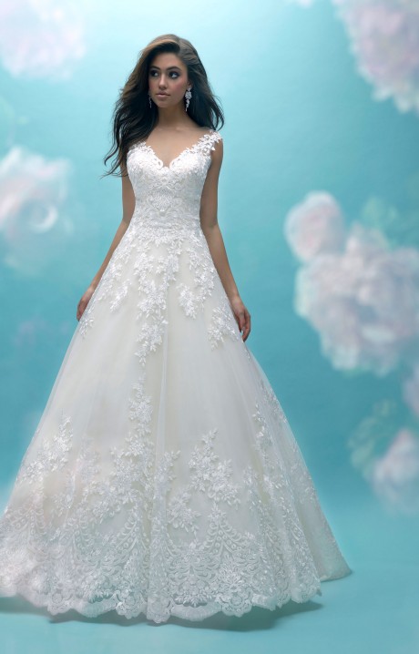 allure off the shoulder wedding dress