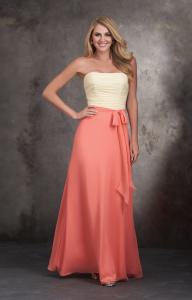 bridesmaids allure 1403 dress chiffon bridesmaid thecastlepromandbridal