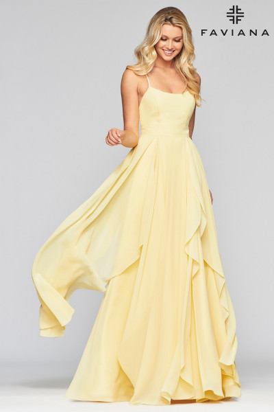 pastel yellow dress for wedding